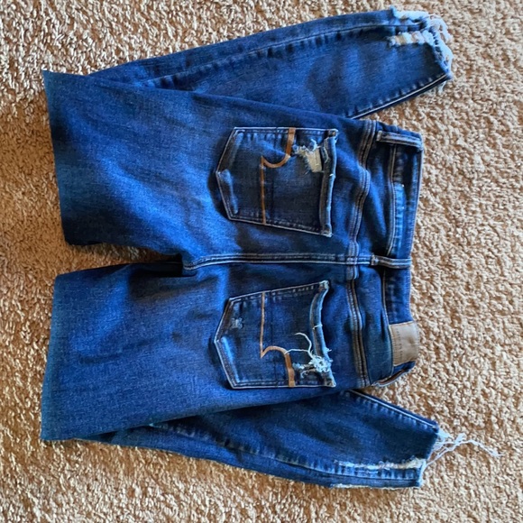 American Eagle Super Hi Rise jeggings next level stretch size 4R - Picture 6 of 6